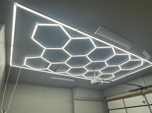 Hykoont LED Hexagon Garage Lights 37620LM - Customer Photo From Looks Amazing