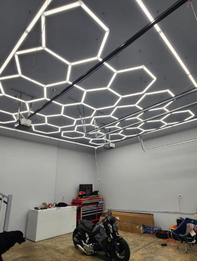 Hykoont LED Hexagon Garage Lights 37620LM - Customer Photo From mark pascual