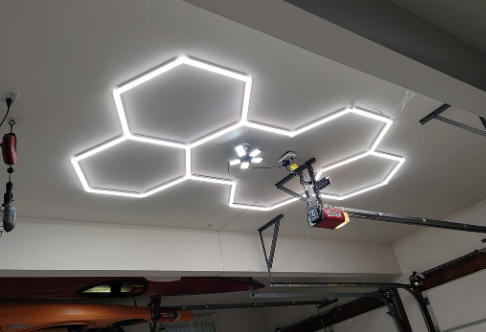 Hykoont LED Hexagon Garage Lights 37620LM - Customer Photo From Courtney