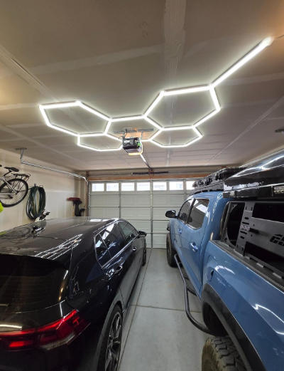 Hykoont LED Hexagon Garage Lights 37620LM - Customer Photo From TT