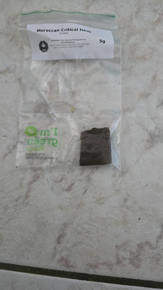 Moroccan Critical Hash - 5g - Customer Photo From Alain Patt