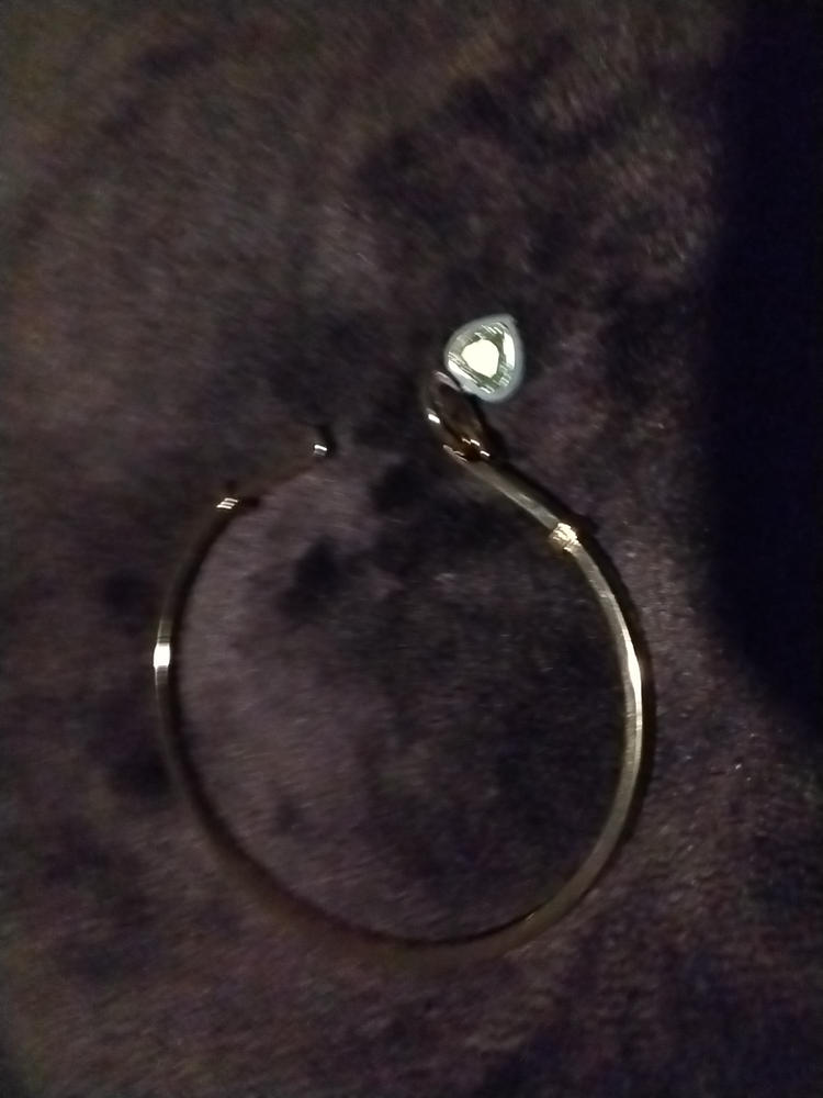 Crystal Heart Clip Bangle - Customer Photo From Robin Horn