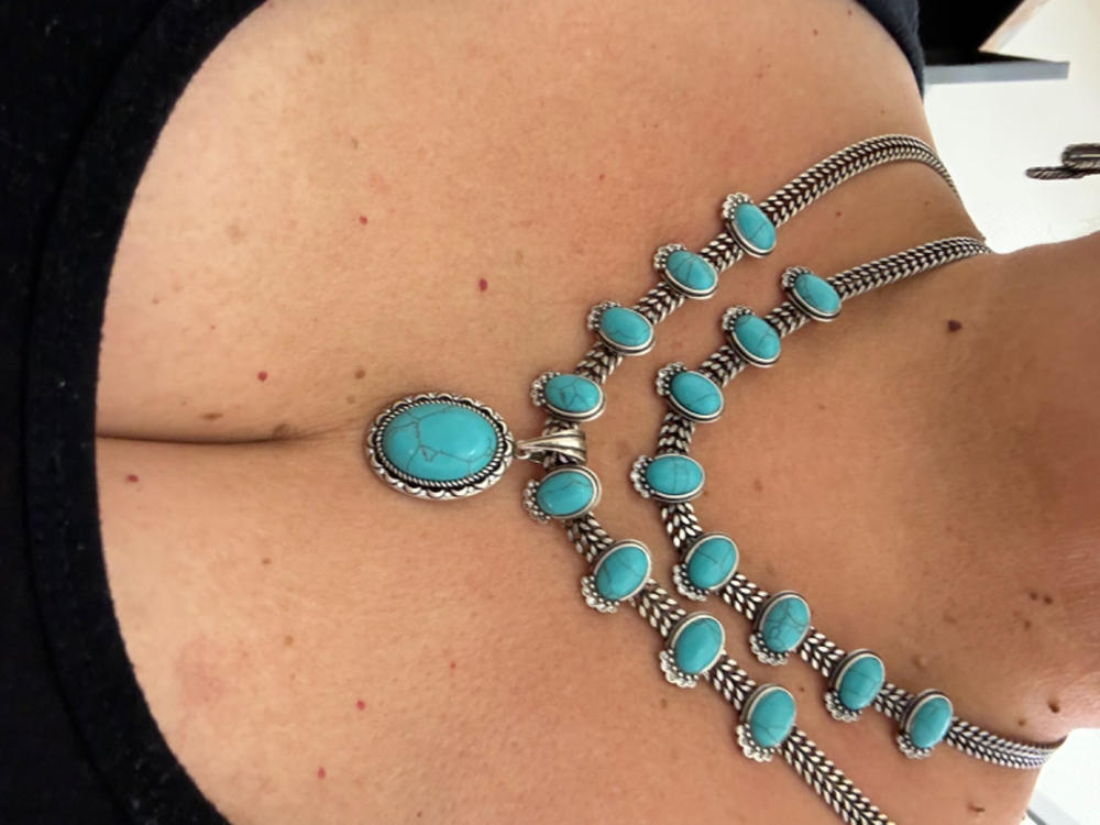 Vintage Turquoise Statement Necklace – ALEX AND ANI Vintage Turquoise Statement Necklace – ALEX AND ANI