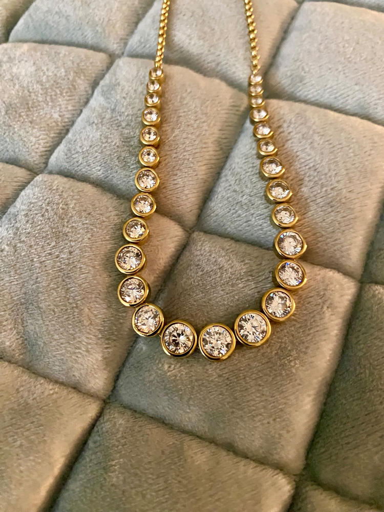 Emerald Cut Crystal Necklace – ALEX AND ANI