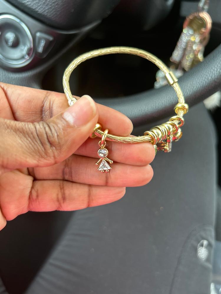 Crystal Girl Interchangeable Charm - Customer Photo From Kaylen b