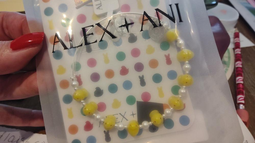 PEEPS® Chick Beaded Bangle | Alex and Ani – ALEX AND ANI