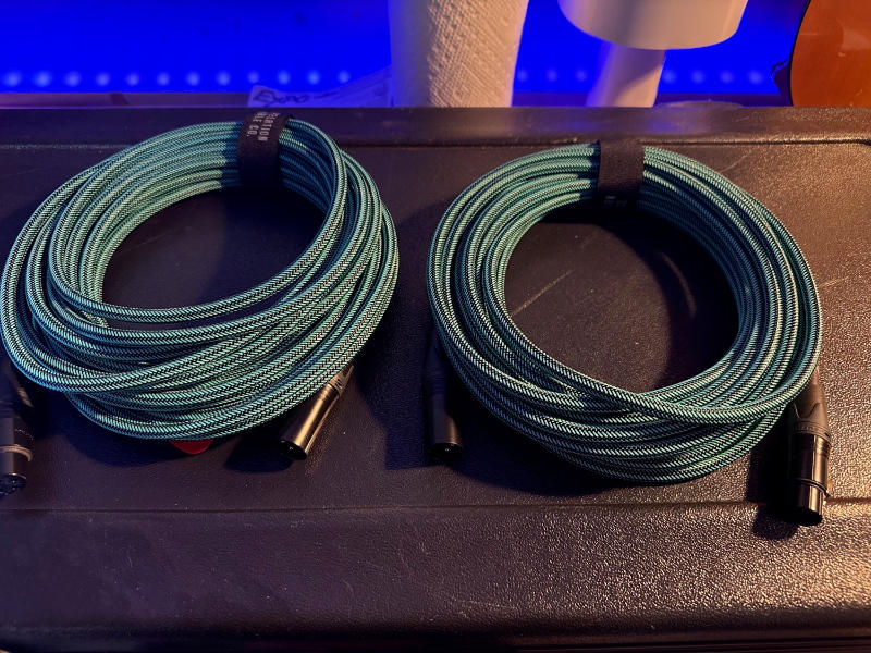 Van Damme Tour Grade Classic XLR Cable - Custom Shop - Customer Photo From TJ Lewis
