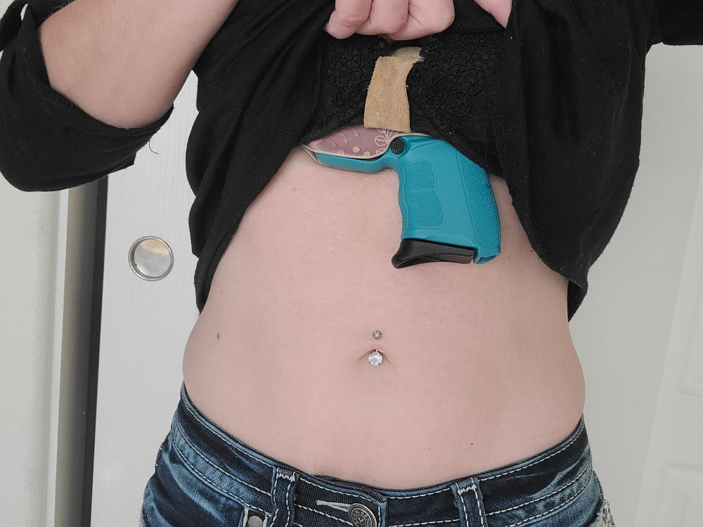 Rose Gold Flashbang Holster - Customer Photo From Heather Warfield