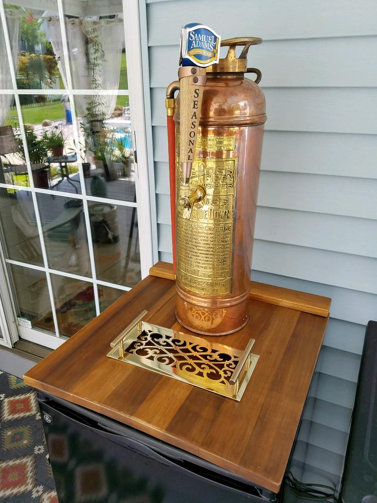 Draft Beer Faucet with Brass Lever - Brass - Customer Photo From Eric Greider