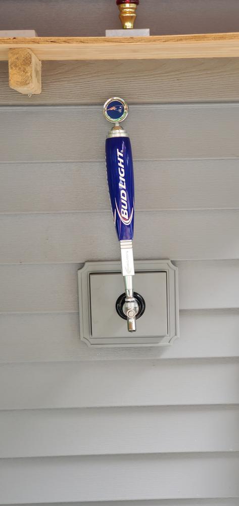 Draft Faucet with Stainless Steel Lever - Stainless Steel - Customer Photo From Mike Ferreira