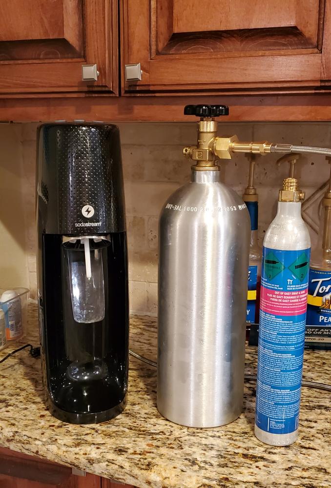 5 lb Aluminum CO2 Air Tank - Empty - Customer Photo From Karl-Henry Martinsson