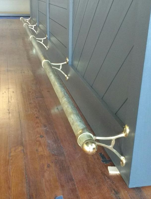 Domed End Cap - Polished Brass - 2" OD - Customer Photo From JONATHAN H GUZA