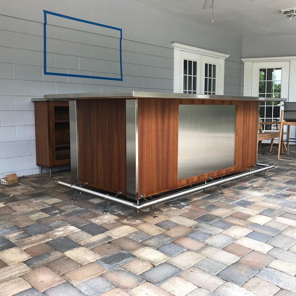 Bar Foot Rail Tubing - Brushed Stainless Steel - 2" OD - Customer Photo From Markus Esop