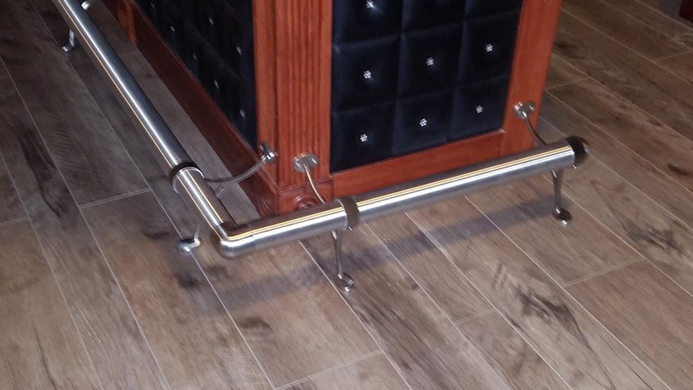 Flush Elbow Fitting 90 Degree - Brushed Stainless Steel - 2" OD - Customer Photo From jorge batres