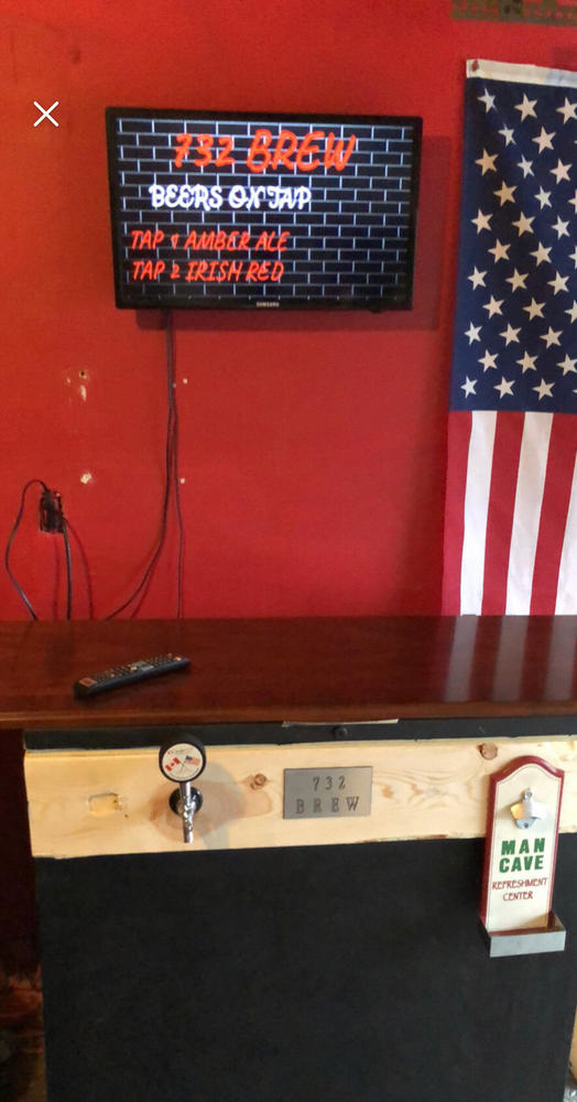 Self-Closing Draft Beer Faucet with Brass Lever - Chrome - Customer Photo From Joseph Zullo