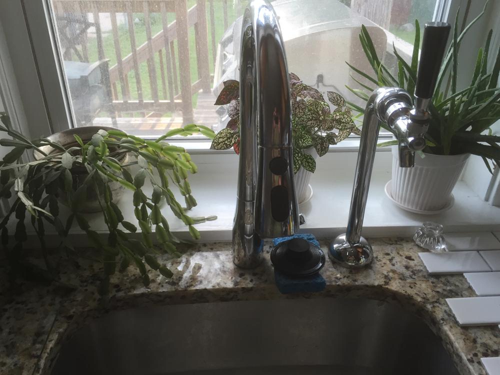 Axis Draft Beer Tower - Chrome - 1 Faucet - Customer Photo From Christopher McDaniel