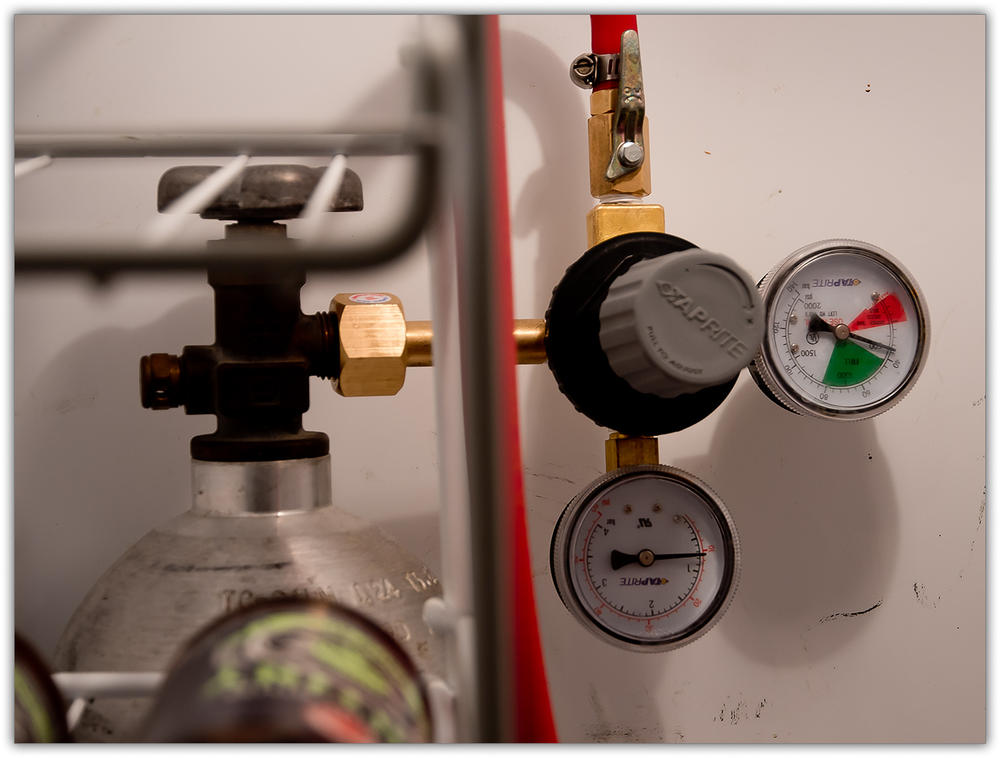 Taprite Premium Double Gauge CO2 Regulator - Polycarbonate Bonnet - Customer Photo From Carl Sagerquist