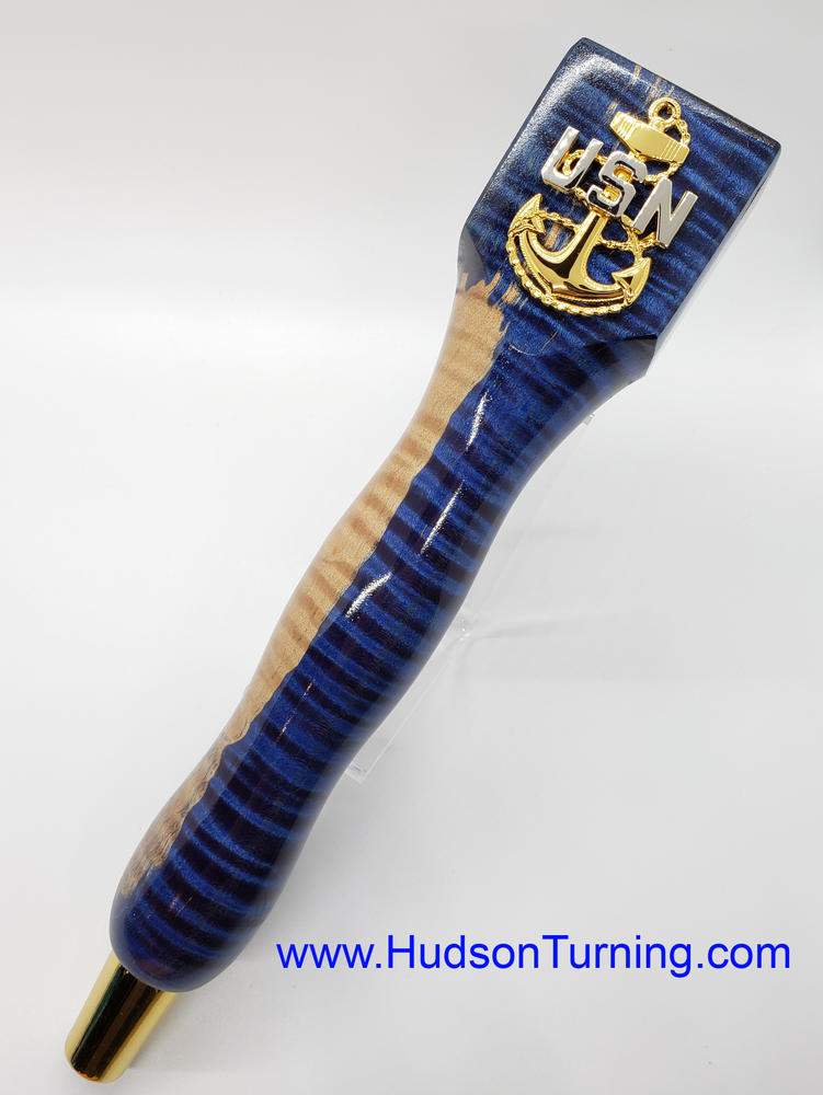 Gold Colored Beer Tap Handle Ferrule - 3/8"-16 Top Thread - Customer Photo From Brian Harnisch