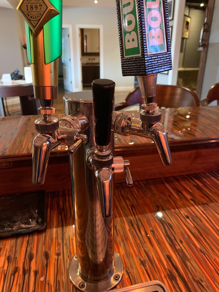 Perlick Perl 650SS Flow Control Faucet - Stainless Steel - Customer Photo From David Faulkner