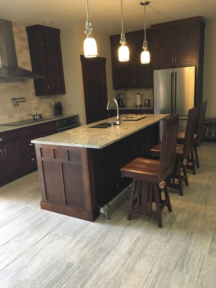 Combination Foot Rail Bracket - Brushed Stainless Steel - 2" OD - Customer Photo From Phillip Thomas