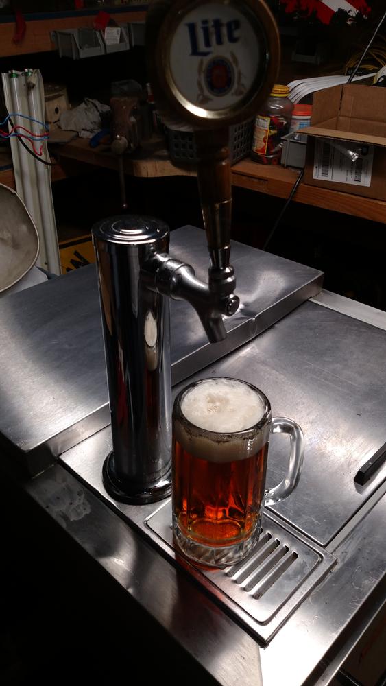 Draft Beer Tower Refurbish Kit - Chrome Plated Brass - Customer Photo From Charles Sugg