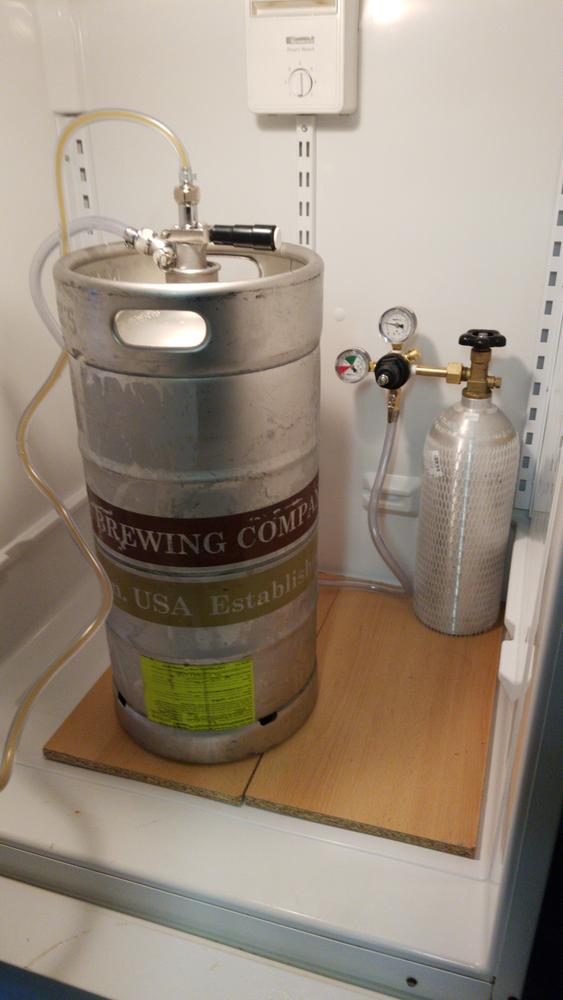 Standard Kegerator Conversion Kit - US Sankey D System - 5lb CO2 Tank - Customer Photo From Nicholas Blevins