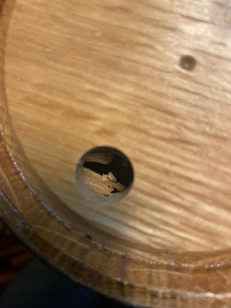 Saint Bernard Dog Collar Wood Barrel - Customer Photo From robert Olejniczak