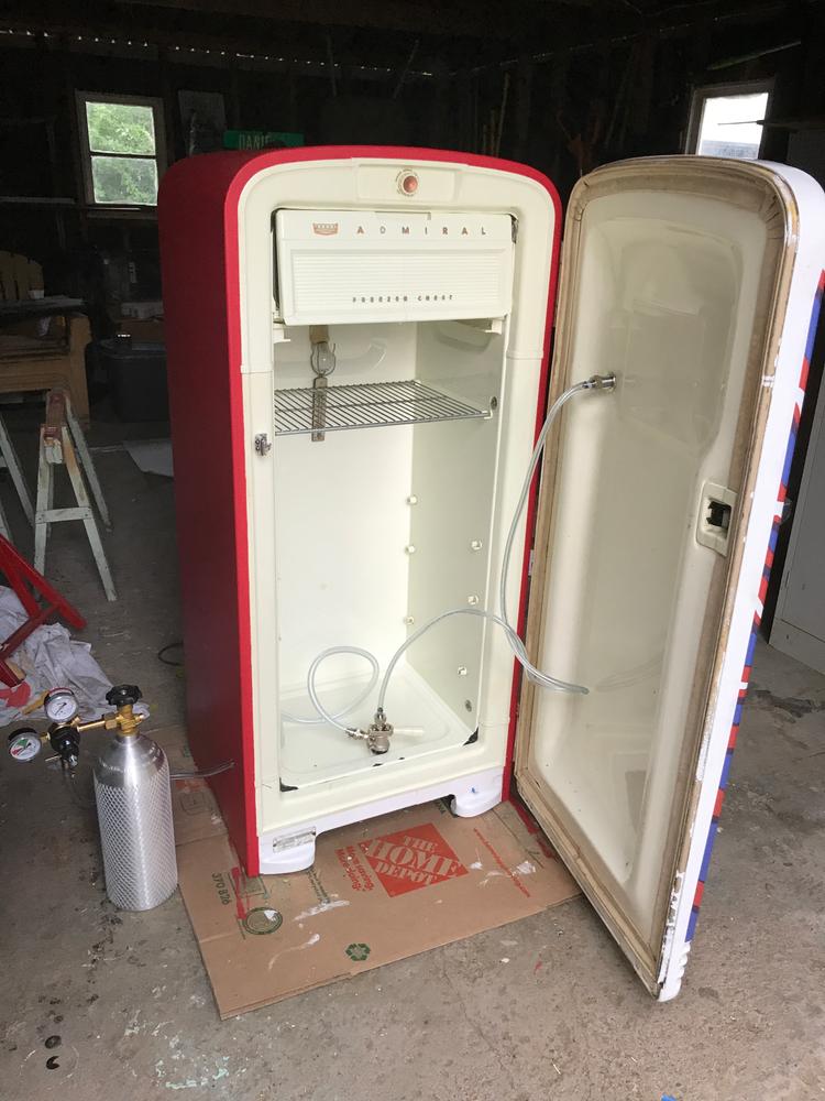 Standard Kegerator Conversion Kit - US Sankey D System - 5lb CO2 Tank - Customer Photo From Jeremy Stewart