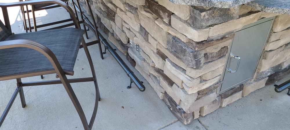 Domed End Cap - Gunmetal Grey - 2" OD - Customer Photo From Jim andrews