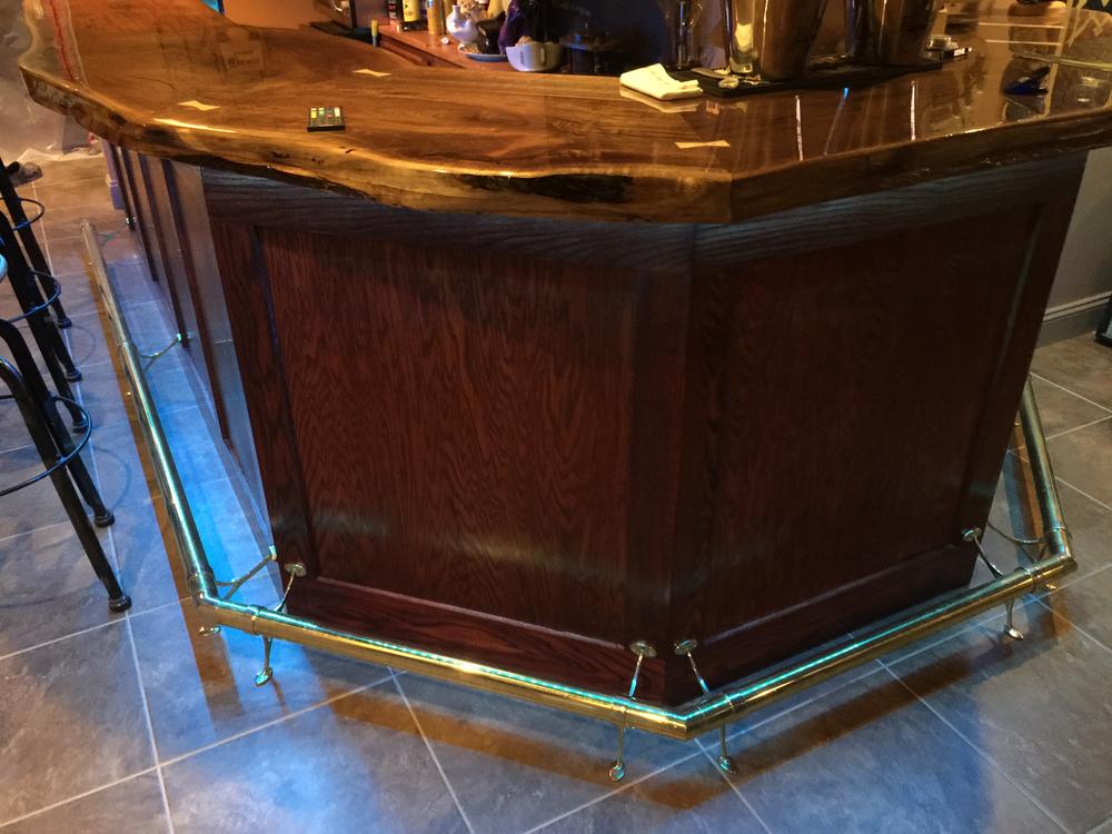 Flush Angle Fitting 135(45) Degree - Polished Brass - 2" OD - Customer Photo From Jason Rhymer