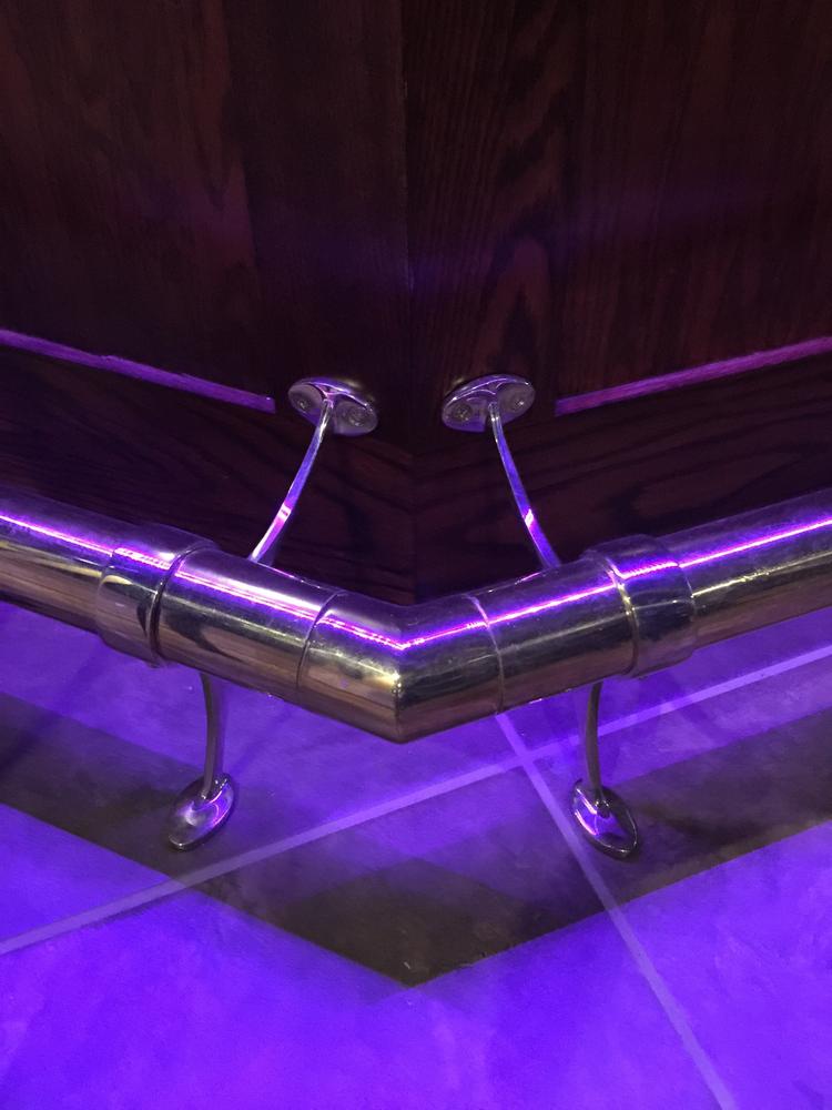 Flush Angle Fitting 135(45) Degree - Polished Brass - 2" OD - Customer Photo From Jason Rhymer