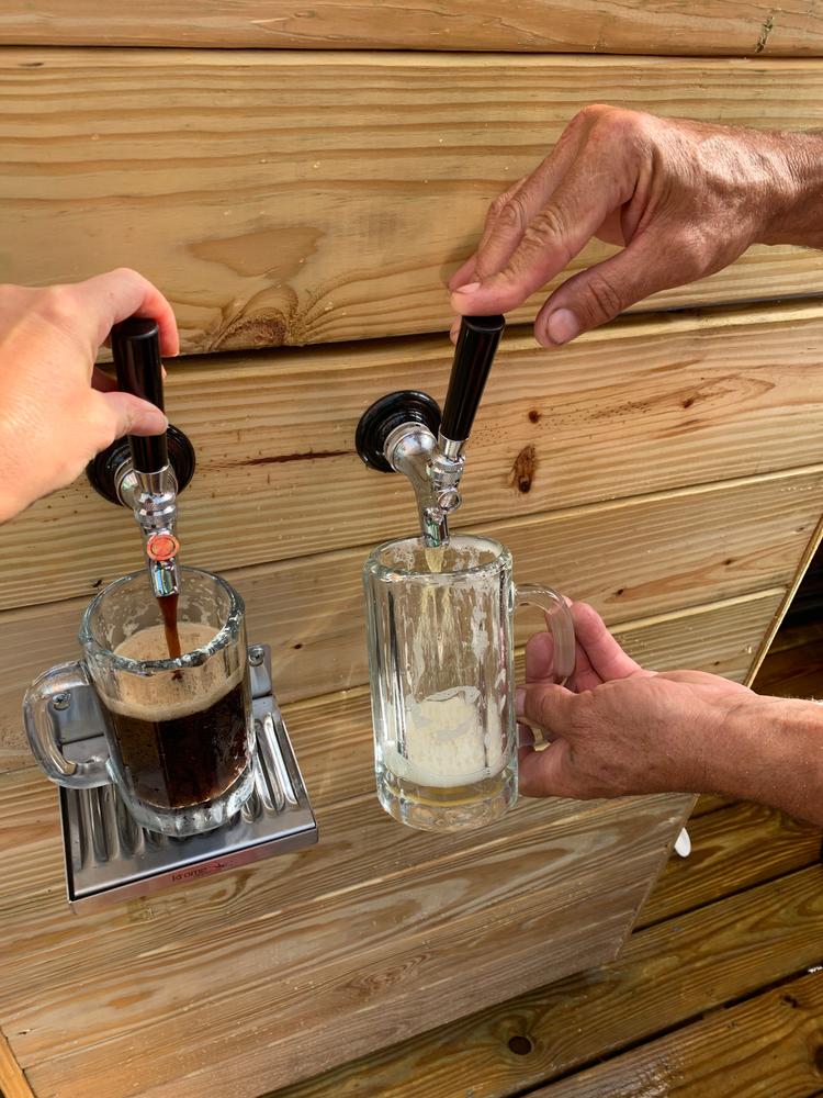 Deluxe Kegerator Conversion Kit - 2 Faucets - US Sankey D System - 5lb CO2 Tank - Customer Photo From Brian Hartley