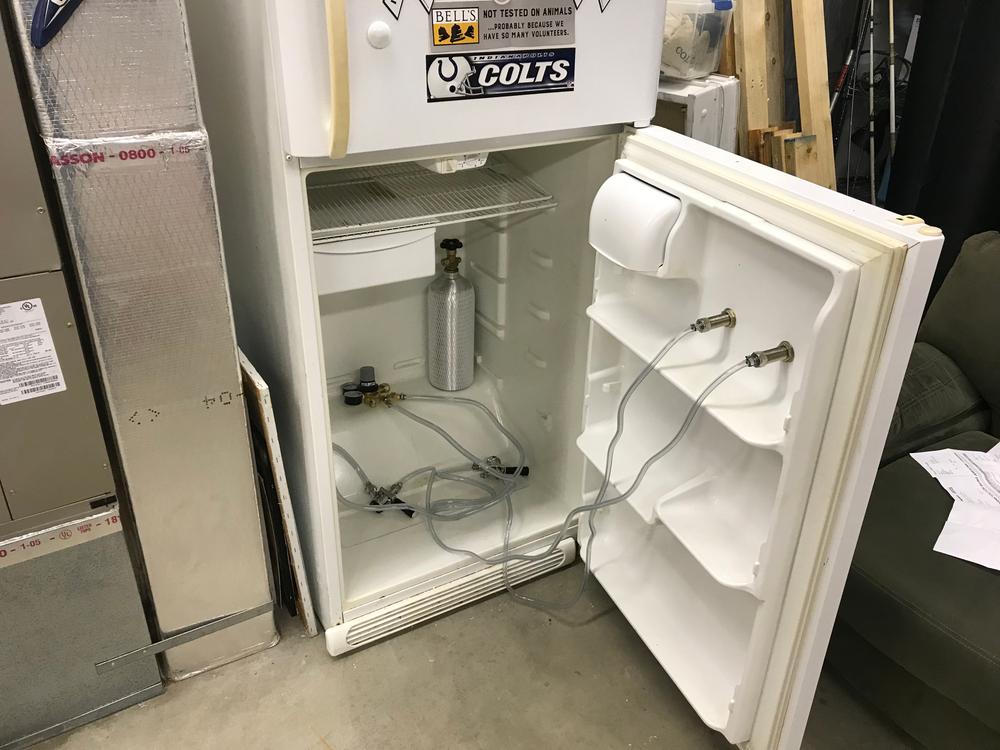 Deluxe Kegerator Conversion Kit - 2 Faucets - US Sankey D System - 5lb CO2 Tank - Customer Photo From Tim Oleary