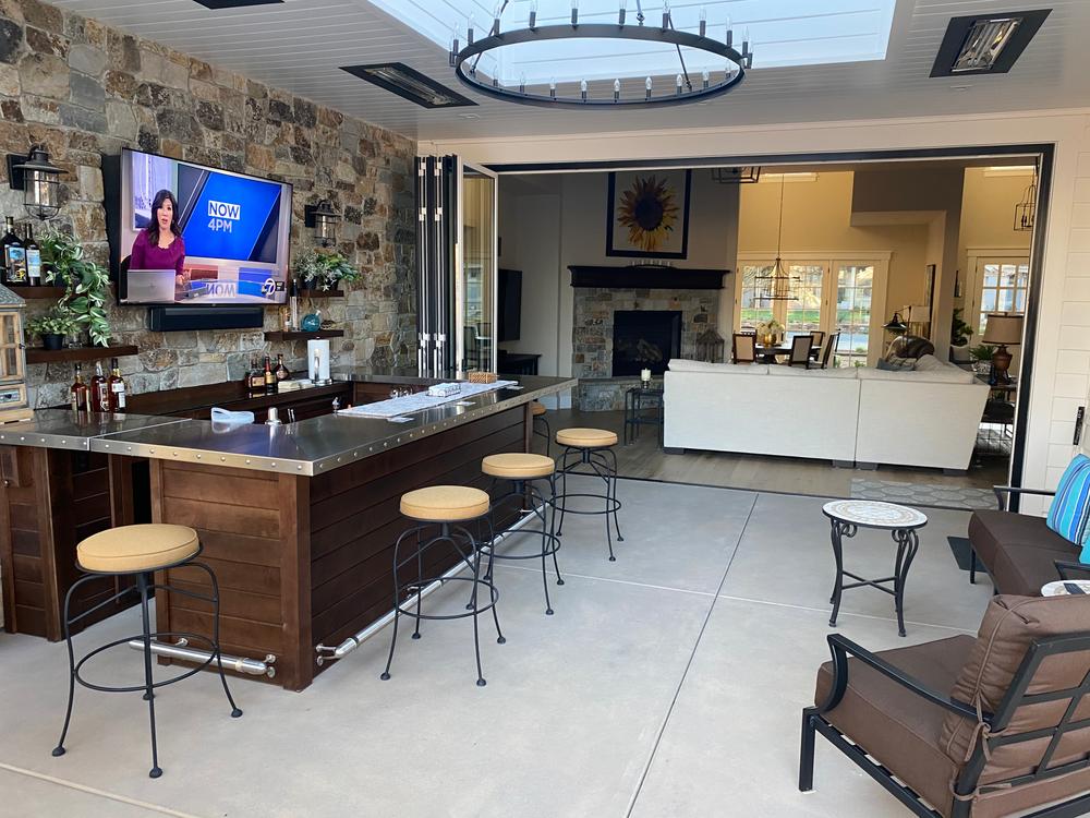 Bar Mount Foot Rail Bracket - Brushed Stainless Steel - 2" OD - Customer Photo From Bill Coll