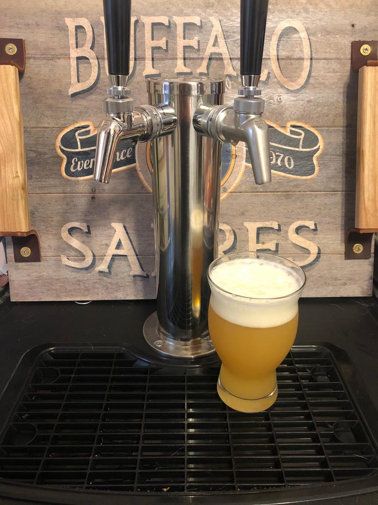 Draft Beer Tower - Stainless Steel - 3" Column - 2 Perlick 630SS Faucets - Customer Photo From Ryan Nolan