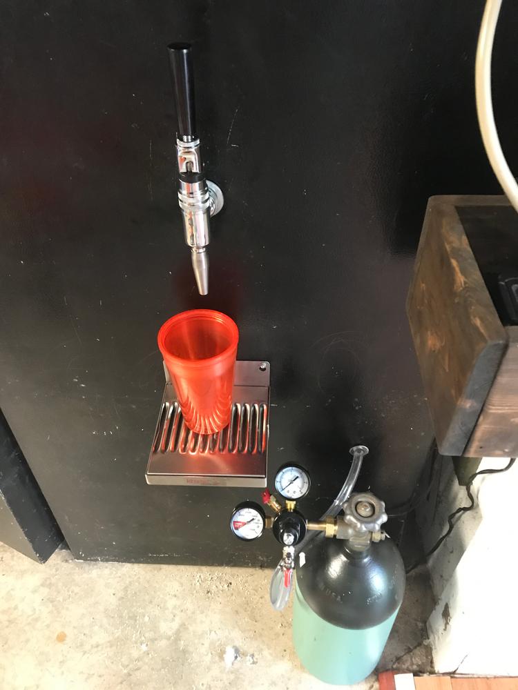 Guinness Kegerator Conversion Kit - Stout Faucet - U System - No Tank - Customer Photo From John Kempisty
