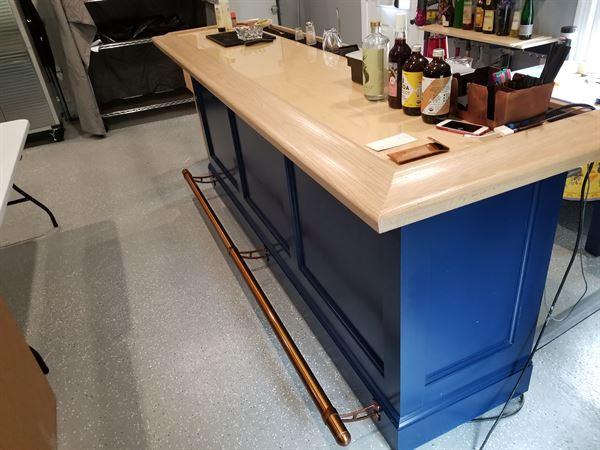 Sunset Copper Bar Foot Rail Kit - Customer Photo From Thomas Raiser