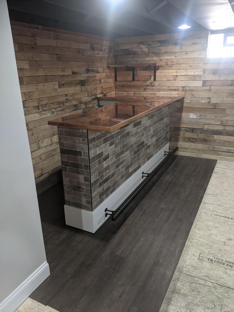 Bar Foot Rail Tubing - Matte Black - 2" OD - Customer Photo From Garrett Slawatycki