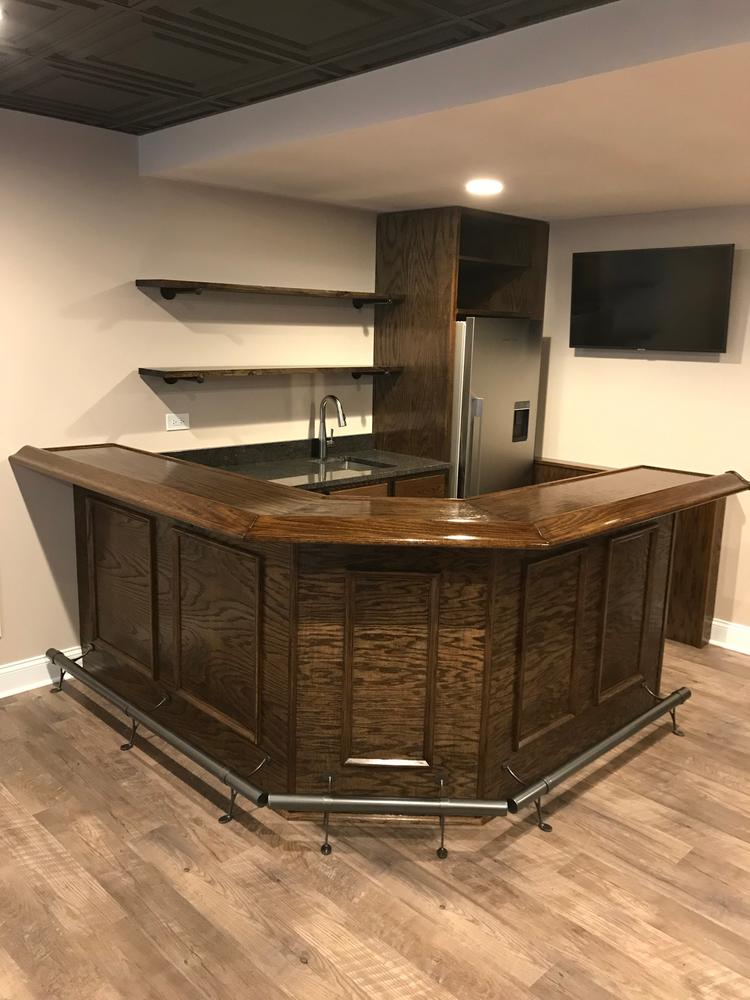 Bar Foot Rail Tubing - Gunmetal Grey - 2" OD - Customer Photo From John Morales