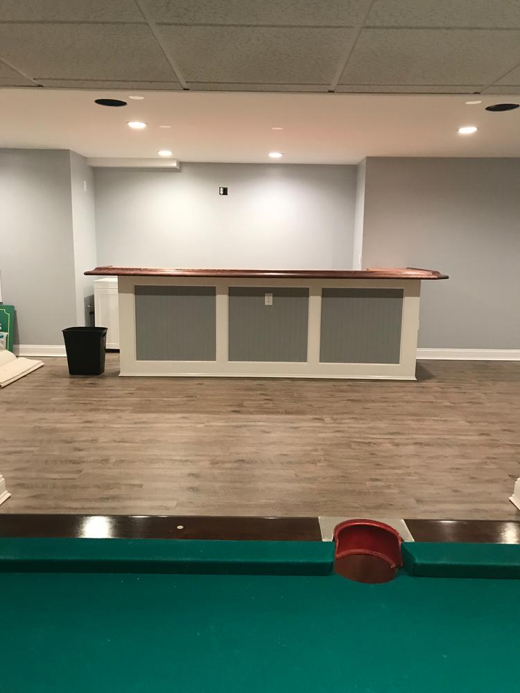 Bar Rail Molding - Wood Arm Rest - Red Oak - Customer Photo From Tim Fortune