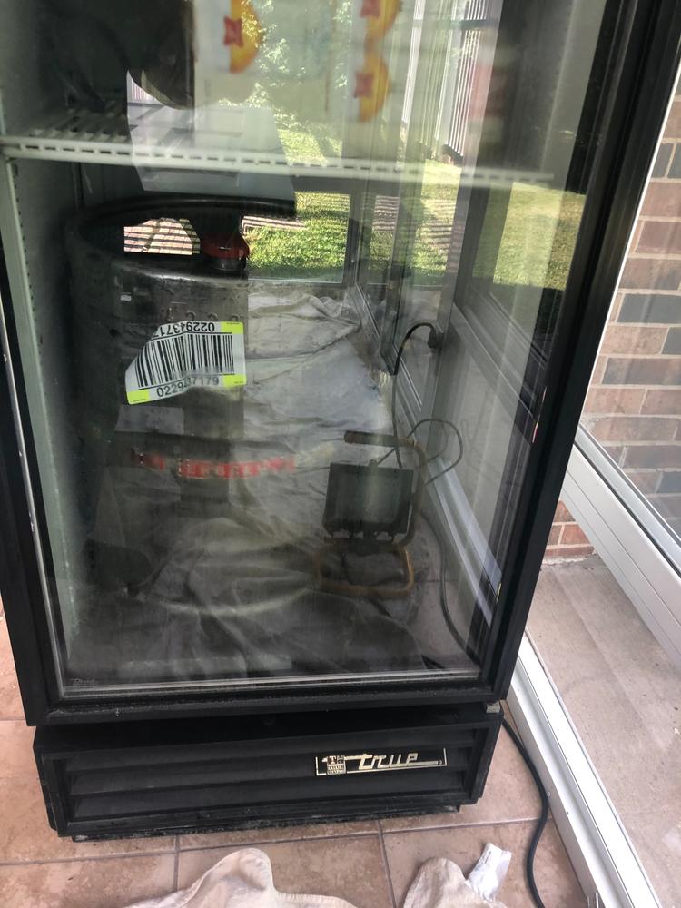 Stainless Steel Kegerator Conversion Kit - US Sankey D System - 5lb CO2 Tank - Customer Photo From Brian Tabaka
