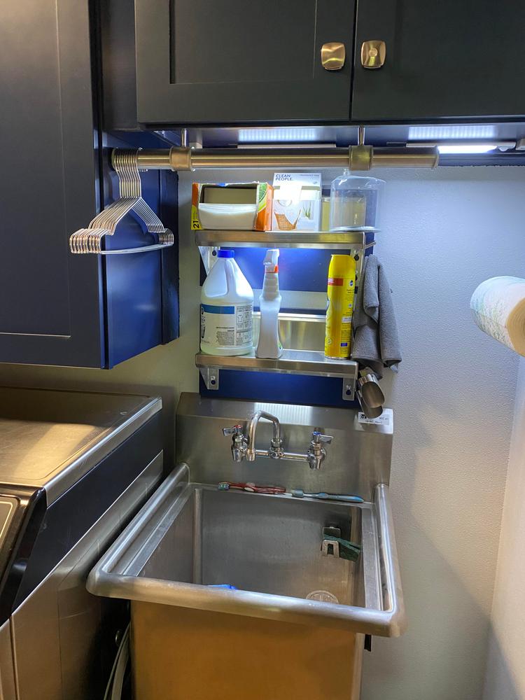 Hand / Bar Rail Tubing - Brushed Stainless Steel - 1.5" OD - Customer Photo From C. L. Turner