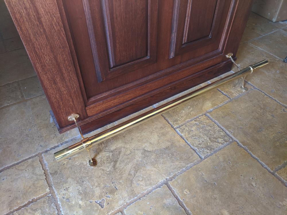 1.5" OD - Polished Brass Tubing - Customer Photo From David David