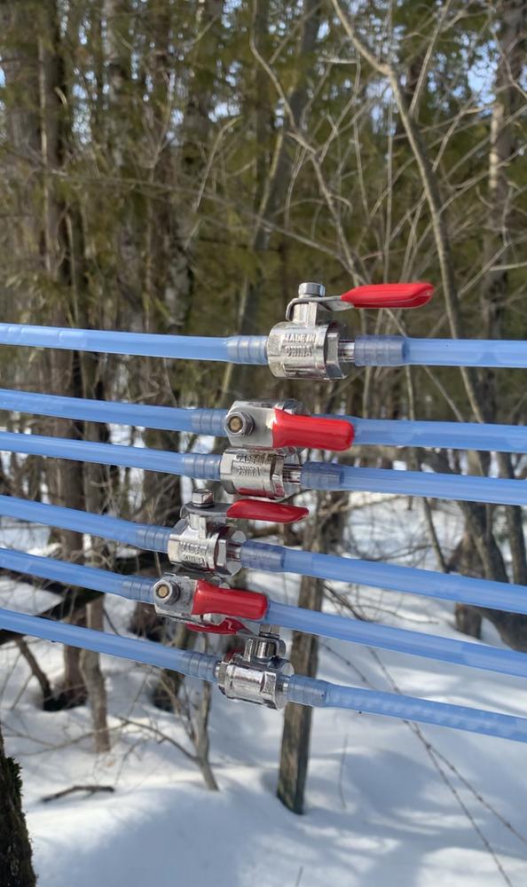 Inline Shut Off Ball Valve - Chrome Plated Brass - Customer Photo From Kyle Gagne