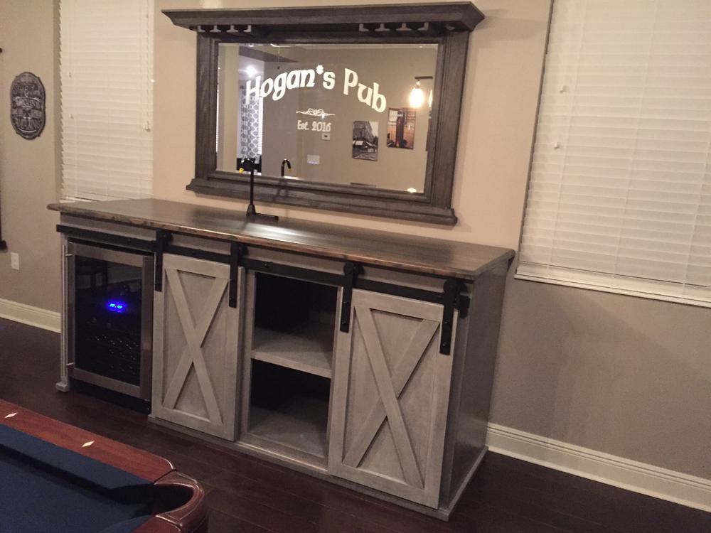 SIDEBAR Electric Liquor & Beverage Dispenser System - Customer Photo From Kim Hogan
