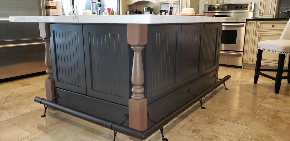 Bar Foot Rail Tubing - Oil Rubbed Bronze - 2" OD - Customer Photo From Stephen Kray