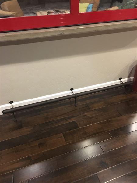 Oil Rubbed Bronze Bar Foot Rail Kit - Customer Photo From Carl Bjerke