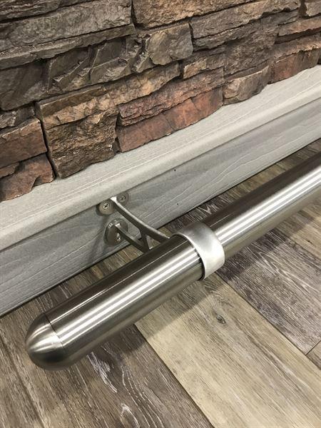 Brushed Stainless Steel Bar Foot Rail Kit - Customer Photo From Ricky Black