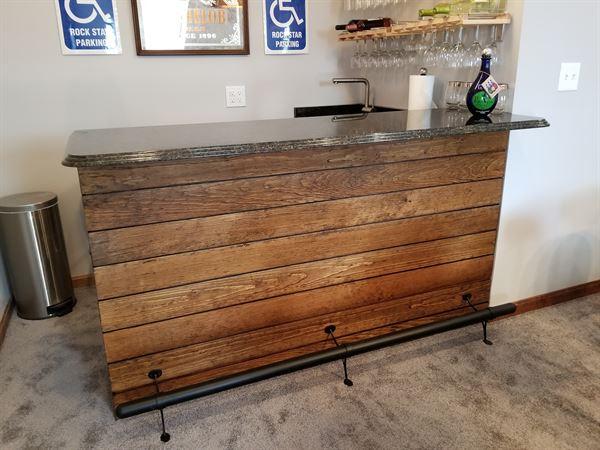 Matte Black Bar Foot Rail Kit - Customer Photo From William Messinger