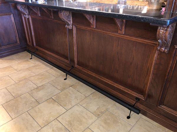 Matte Black Bar Foot Rail Kit - Customer Photo From John T